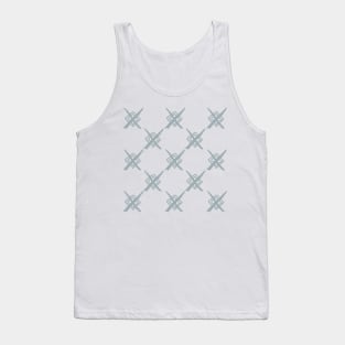 Grey ethnic elements pattern Tank Top